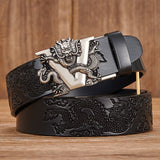 Dragon Cow Skin Genuine Leather Belt