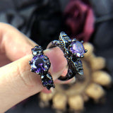 Aesthetic Black Witcher Goth Finger Ring