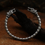 Gothic Wolf Head Adjustable Bracelet