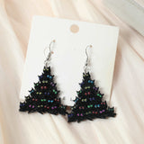 Cat Christmas Women Drop Earrings