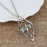 The Elder Scrolls V Dragon Pendant Necklace