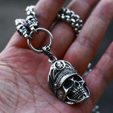 Stainless Steel Skull Men Necklace