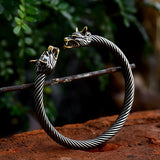 Gothic Wolf Head Adjustable Bracelet