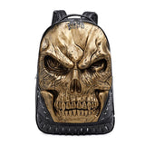 Men Steampunk Skull Gothic Travel Backpack