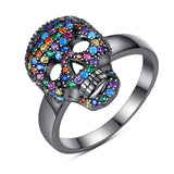 Gothic Skull Night Banquet Ring