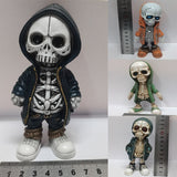 Halloween Cool Skeleton Figurine