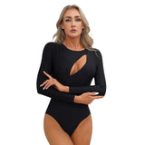 Chest Pads Cutout One-piece Swimsuit