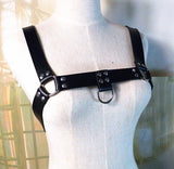 Gothic Mens Body Chest Buckle Harness