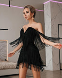 Goth Fashion Tassel Dress