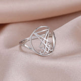 Amulet Demon Symbol Satan Ring