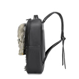 Retro Rivet Skull Backpack