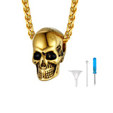 Gothic Men Skull Necklace