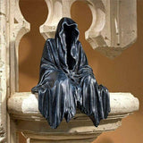 Black Grim Reaper Statue