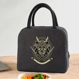 Skull Insulated Zipper Lunch Bag Gothicq