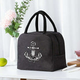 Skull Insulated Zipper Lunch Bag Gothicq