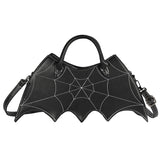 Embroidery Leather Shoulder Bag Gothicq