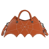 Embroidery Leather Shoulder Bag Gothicq