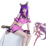 Fujiwara Zakuro Cosplay Costume Sexy Purple Outfit Set Gothicq