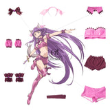 Fujiwara Zakuro Cosplay Costume Sexy Purple Outfit Set Gothicq