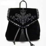 Gothic Magic Embroidery Shoulder Bag Gothicq