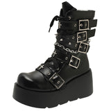 Gothic Style Vampire Cosplay Winter Shoes Gothicq