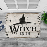 The Witch Is In Printed  Doormat