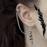 Punk Skeleton Dangle Earrings