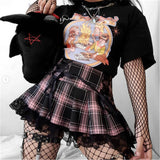 Gothic Grunge Summer Mini Skirt