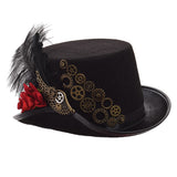 Fashion Steampunk Fedora Hat