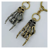 Mini Brass Skull Hand