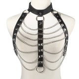 Women Punk Gothic Sexy Body Harness Chain