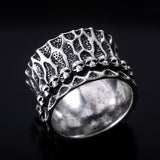 Vintage Gothic Skull Head Ring