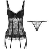 Gothic Elastic Lace Lingerie