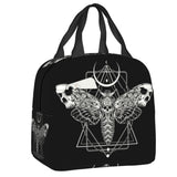 Death Moth Insulated Lunch Bag