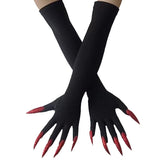 Cool Halloween Long Ghost Claw Gloves