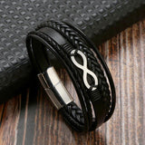 Multi-Layer Men's Leather Bracelet