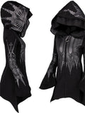 Goth Punk Long Hooded Top