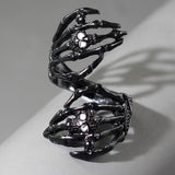 Gothic Hand Skeleton Ring