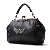 Skull PU Leather Crossbody Bag