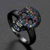 Gothic Skull Night Banquet Ring