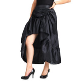 Gothic Irregular Shirring Skirt