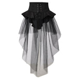 Women Gothic Punk Corset Skirt