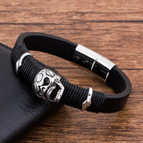 Punk Magnet Skull Bracelet