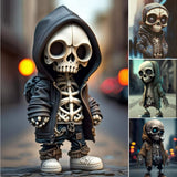 Halloween Cool Skeleton Figurine