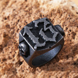 Punk Hip Hop Men's Lucky Number Ring