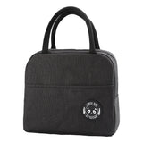 Skull Insulated Zipper Lunch Bag Gothicq